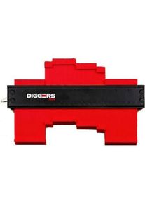 Diggers Tools, Messlehre, Abzeichnungshilfe (25 cm)