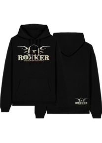 Rokker Logo, hoodie , color: Black , size: S
