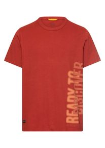 Camel Active, M&aelig;nd, Bluser & t-shirts, Orange / Rustr&oslash;d, St&oslash;rrelse XXXL