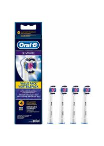 Oral-B, Zahnb&uuml;rstenkopf, 3D White CleanMaximiser (4 x)