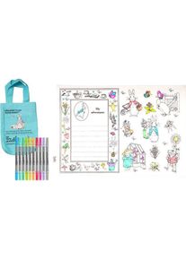 Eat Sleep Doodle, Tischset, Platzset und 10 Peter-Rabbit-Spielsteine (1 Stk., 47 x 33 cm)