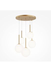 Maytoni Basic form Suspension E14, 5 sources lumineuses, MOD321PL-05G1,