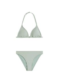 O`Neill O'NEILL ESSENTIALS TRIANGLE Bikini Set M&auml;dchen - Gr&ouml;&szlig;e 164 - gr&uuml;n