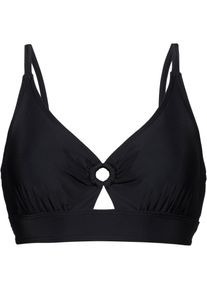 Lascana Bralette-Top Bikini Oberteil Damen - Gr&ouml;&szlig;e 42 / C/D - schwarz