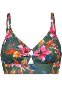 Lascana Bralette-Top Bikini Oberteil Damen - Gr&ouml;&szlig;e 40 / C/D - oliv