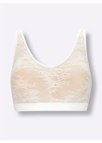 Anita Dames Beha zonder beugel in champagne ,maat S, Witt, 62% Polyamide, 38% Elastan