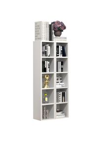 Vcm Standregal &raquo;Holz CD DVD Stand Aufbewahrung Deko Regal Megosa S&laquo; 1 Stk. tlg.