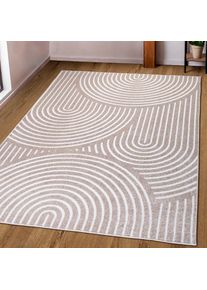 OTTO home Teppich &raquo;Fadel&laquo; rechteckig 9 mm H&ouml;he 3D-Effekt, softer Kurzflor, pflegeleicht, leichter Glanz, Scandi-Look