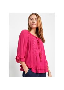 bonprix Tunika 1 A-Linien-Passform, mit 3/4-&Auml;rmeln, gleichfarbige Stickerei