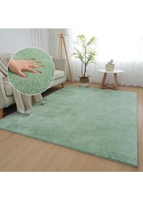 OTTO home Teppich &raquo;Cali, in Standard- und Premium-Qualit&auml;t, 13 mm oder 16 mm H&ouml;he&laquo; rechteckig Uni-Farben, kuschelig, & weich, waschbar, Wohnzimmer, 