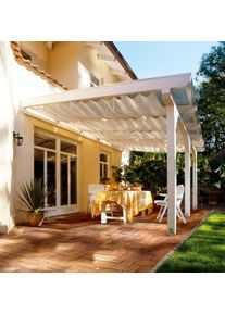 Sonnensegel Floracord "Bausatz Universal", beige (elfenbeinfarben), B:330cm T:140cm, Polyester, Sonnensegel, Sonnensegel, BxT: 330x140 cm, elfenbein