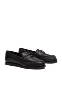 Bootsschuh Timberland "CLASSIC BOAT - LOAFER SHOE", Damen, Gr. 40, schwarz (blk full grain), Leder, Schuhe Bootsschuh, Classic Boat Loaferschuh aus Timberland Premium Leder