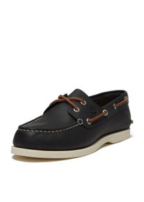 Bootsschuh Timberland "CEDAR BAY ESSENTIAL BOAT SHOE", Damen, Gr. 41,5, Synthetik, schwarz (nvy full grain), Leder, Schuhe Bootsschuh, aus Leder
