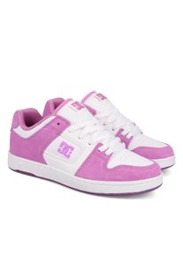 Sneaker DC Shoes "Manteca 4", Damen, Gr. 5(36), lila (lavender), Obermaterial:53.02% Leder, 46.98% Synthetikmaterial., Schuhe Sneaker