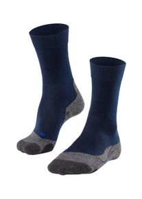 Wandersocken Falke "TK2 Explore Cool", Herren, Gr. 46-48, blau (marine), Materialmix, normal, Socken Wandersocken, hoher Komfort im Mittelgebirge, schnelltrocknend, atmungsaktiv