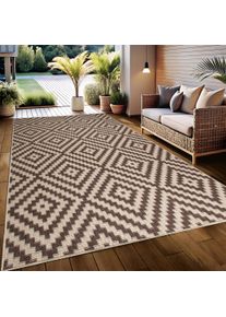Teppich OTTO HOME "Cordoba auch als L&auml;ufer erh&auml;ltlich" Gr. 2, beige (sand), B:80cm H:3mm L:150cm, Kunstfaser, Teppiche, Teppich, In- und Outdoor geeignet, Sisal-Optik, Wetterfest & UV-best&auml;ndig, Boho