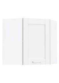 H&auml;ngeschrank Vcm "Eckschrank K&uuml;chenschrank H&auml;ngeschrank K&uuml;che Colura", wei&szlig;, B:57cm T:57cm, Obermaterial: 100% Holz Wood., Schr&auml;nke, H&auml;ngeschrank