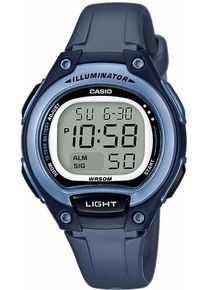 Chronograph, blau (rauchblau), CASIO TIMELESS COLLECTION, Armbanduhren, Damen, blau, Chronograph, Quarzuhr,Armbanduhr,Digitaluhr,Jugendliche,Geschenkidee,Geburtstag