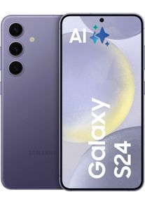 Samsung Smartphone "Galaxy S24", lila (cobalt violet), 256 GB, Mobiltelefone, AI-Funktionen, Smartphone