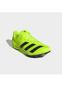 Laufschuh adidas Performance "ALLROUNDSTAR", Jungen, Gr. 39, lucid lemon, core schwarz, silber metallic, Synthetik, Textil, Schuhe Laufschuh, Leichtathletik-Schuh