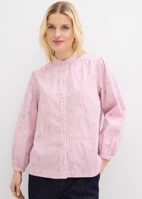 Blus med bomull - rosa - storlek 54 - bonprix