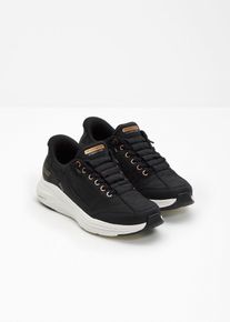 Sneakers fr&aring;n Skechers med memoryfoam ingen knytning - svart - storlek 39 - bonprix