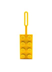 Euromic LEGO&reg; Bag Tag/Luggage tag YELLOW packed on printed card