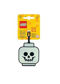 Euromic LEGO&reg; Bag Tag/Luggage tag Skeleton Face Glow in the Dark