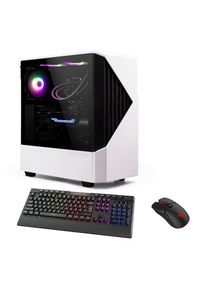 GAMEMAX, Gaming-PC &raquo;Horizon 7609 AMD Ryzen 5 5500 RTX 5060 32GB DDR4 1TB SSD&laquo; Windows 11, wei&szlig;, WLAN AC, 1x PS/2, 2x USB 2.0, 4x USB 3.2 Gen 1, 3x 