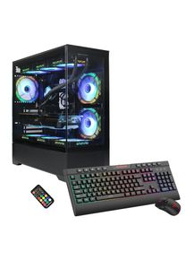 GAMEMAX, Gaming-PC &raquo;Vista AB 7504&laquo; Windows 11, DDR5 RAM, Gen4 SSD, schwarz, WLAN AX 802.11a/b/g/n/ac/ax (Wi-Fi 6) & Bluetooth 5.3, 850 Watt 80+ Gold 