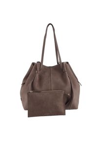 Marc O'Polo Accessories, Damen, Shopper &raquo;Sili&laquo; gro&szlig;e Damen-Umh&auml;ngetasche, Schultertasche mit Magnetverschluss, taupe, B/H/T: 31 cm x 36 cm x 14 cm, 
