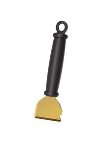 R&ouml;sle R&Ouml;SLE, Universalschaber &raquo;ScrapX, 25393&laquo; mit zweiseitiger Messingklinge, Reinigung Brennkammer und Glasscheibe, schwarz/messingfarben,