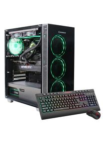GAMEMAX, Gaming-PC &raquo;Draco XD 7713 AMD Ryzen 5 9600X RTX 5060Ti 32GB DDR5 1TB SSD&laquo; Windows 11, DDR5 RAM, schwarz, Wi-Fi 6 & Bluetooth 5.2, Gigabit 