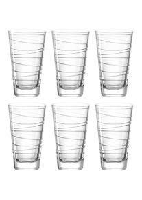 Leonardo, Longdrinkglas &raquo;VARIO&laquo; 280 ml, 6-teilig, klar, Glas,