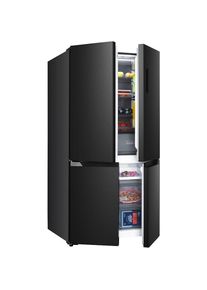 Hanseatic, K&uuml;hl-/Gefrierkombination &raquo;HCSI19090DNFBI&laquo; 190,2 cm hoch 90,5 cm breit Smart Zone, schwarz,