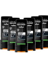 L'Or&eacute;al L'OR&Eacute;AL PARIS MEN EXPERT, Damen, Duschgel &raquo;Carbon Clean 5in1 XXL&laquo; mit Carbon, transparent, K&ouml;rperpflege von L'Or&eacute;al Paris Men Expert