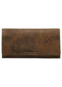 Bruno Banani, Damen, Geldb&ouml;rse echt Leder, cognac, H&ouml;he 9,5 cm x Breite 19 cm x Tiefe 2,5 cm