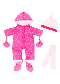 BAYER, Puppenkleidung &raquo;Schneeoverall 38-42&laquo;, pink/rosa,