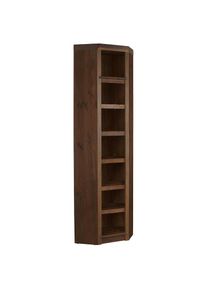 OTTO home, Eckregal &raquo;Soeren&laquo; aus massiver Kiefer, mit viel Stauraum, FSC -zertifiziert, dunkelbraun,