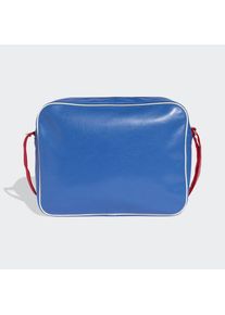 adidas originals, Damen, Sporttasche &raquo;OG AIRLINER&laquo; Schultertasche im angesagten Retrolook, Blue/Better Scarlet, Eine Tasche aus Synthetikleder mit 