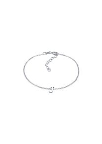 Elli, Damen, Armkette &raquo;Armband Buchstaben Initialen Anh&auml;nger J 925 Silber&laquo;, Silber, Zartes Armband mit Buchstaben J f&uuml;r Damen