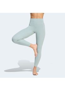adidas Performance, Damen, Trainingstights &raquo;ADIDAS ALL ME RIB 7/8 LEGGINGS&laquo;, Wonder Sage, L - N-Gr, Weiche, dehnbare Leggings mit hohem Bund.