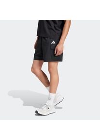adidas Sportswear, Herren, Shorts &raquo;ESSENTIALS SMALL LOGO CARGO CHELSEA&laquo;, Black/White - Normal-Gr., XXL - N-Gr, Diese bequemen Cargoshorts sind mit 