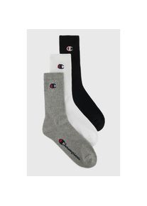 Champion, Damen, Tennissocken &raquo;3 Pack Crew Socks&laquo; 3 Paar tlg. f&uuml;r sportive Aktivit&auml;ten, aus Baumwolle, Polyester und Elasthan, OXGM/WHT/NBK-NS, 43-46,