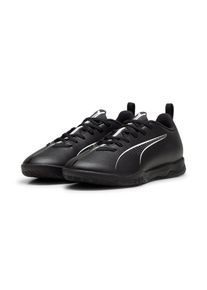 Puma, Damen, Fu&szlig;ballschuh &raquo;ULTRA 5 PLAY IT JR&laquo;, Puma Black-Puma White, 38,5, Leichtes synthetisches Obermaterial