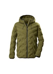 Killtec, Herren, Steppjacke &raquo;KOW 295 MN JCKT&laquo; Wasserdichte Steppjacke mit Kinnschutz und regulierbarer Kapuze, gr&uuml;n, XL, Herren Steppjacke mit Kapuze