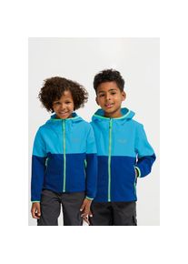 Jack Wolfskin, Unisex, Softshelljacke &raquo;SANDBIRD HOODED JKT K&laquo; Winddicht, atmungsaktiv, &Uuml;bergangsjacke, empire blue, 128, Softshelljacke von Jack 