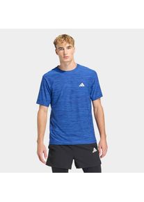 adidas Performance, Herren, T-Shirt &raquo;WORKOUT ESSENTIALS FLEX&laquo;, Dark Blue Melange, XXL, Trainings-T-Shirt mit Climacool Technologie f&uuml;r 