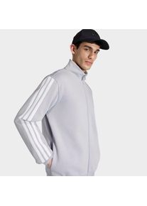 adidas Sportswear, Herren, Trainingsanzug &raquo;3-STREIFEN FLEECE&laquo; 2 tlg., Halo Silver, M, Mit diesem vielseitigen, bequemen adidas Trainingsanzug 