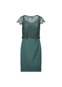 Vera Mont, Damen, Etuikleid &raquo;Etuikleid mit Spitze&laquo;, Dark Emerald, 42 - EURO, Passform: Figurbetont